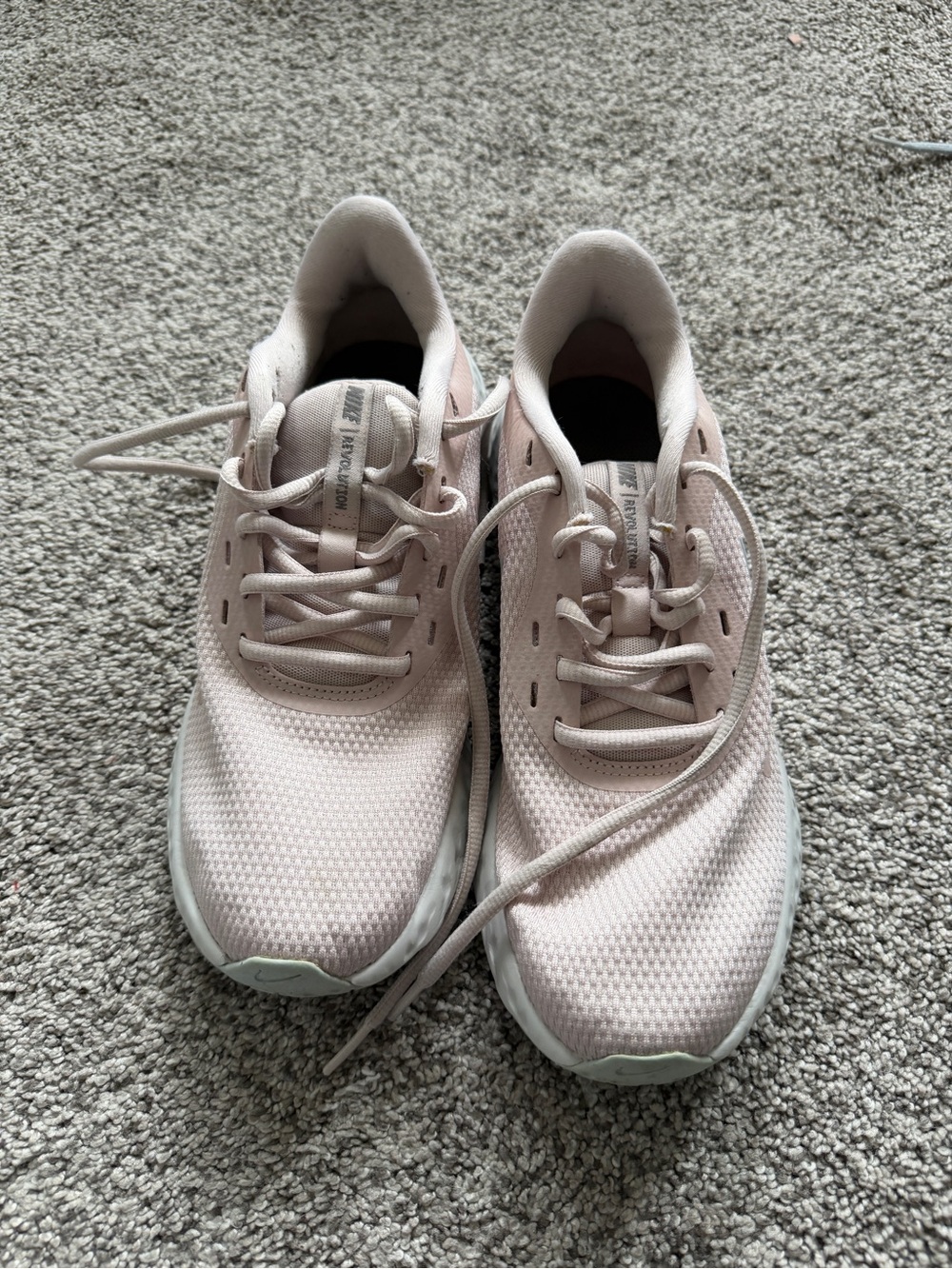 Women's Lightweight Running Sneakers - Pink and Purple Nike
